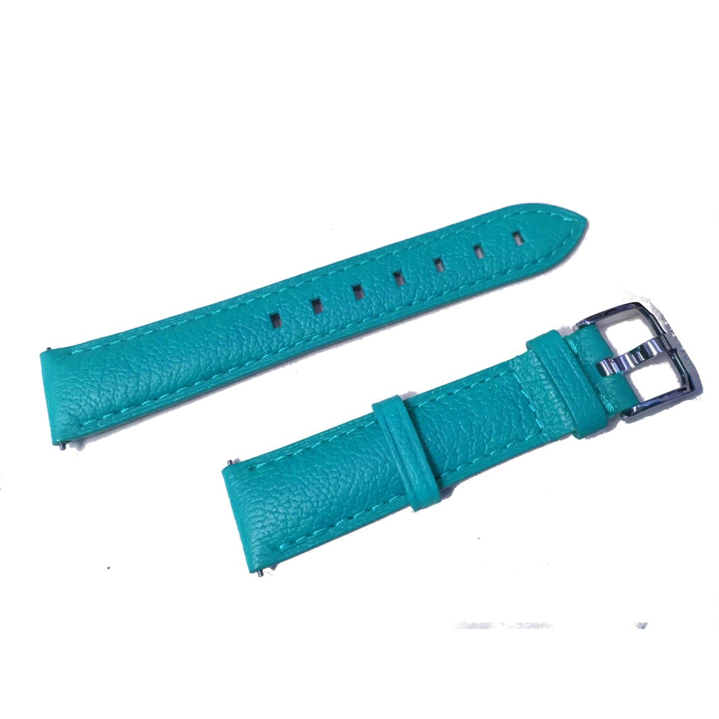 Sky Blue Leather Strap 18mm-Watch Straps-Hurdle's Jewelry Collection-hurdles-jewelry-boulder-colorado