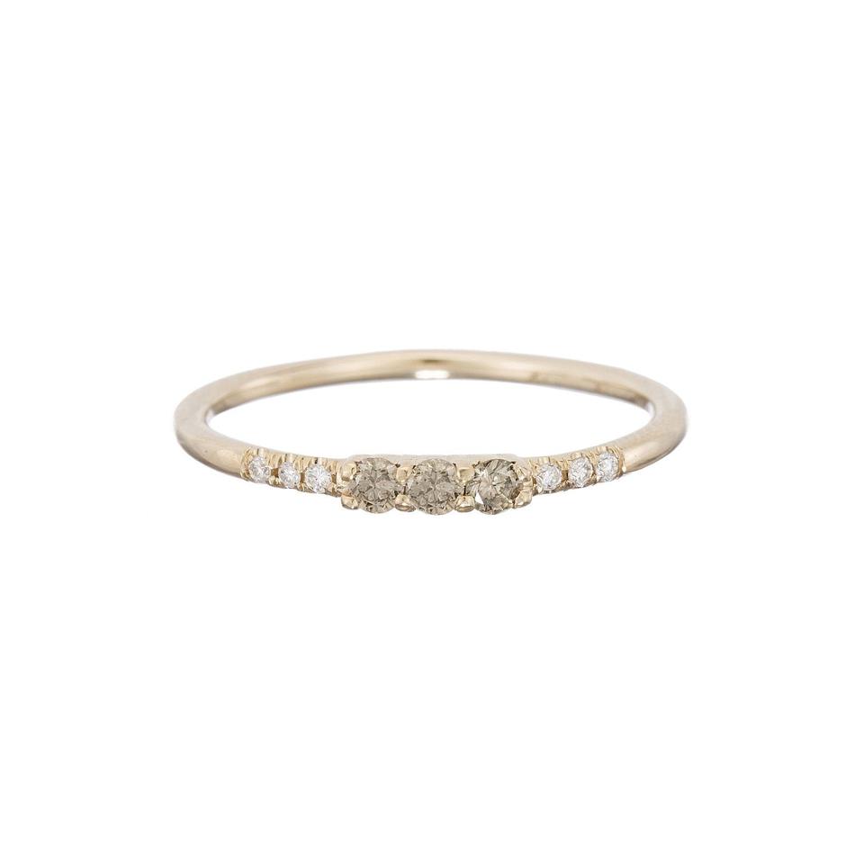 3 Champagne Diamond Equilibrium Ring-Ring-Jennie Kwon-I don' know or see my size-hurdles-jewelry-boulder-colorado