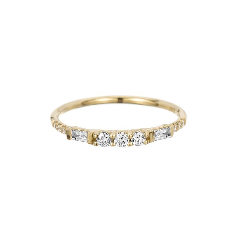 3 Round Diamond Baguette Equilibrium Band-Ring-Jennie Kwon-I don' know or see my size-hurdles-jewelry-boulder-colorado