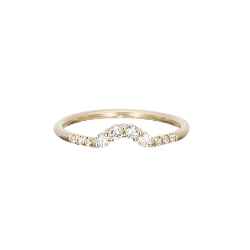 Diamond Arch Ring-Ring-Jennie Kwon-I don' know or see my size-hurdles-jewelry-boulder-colorado