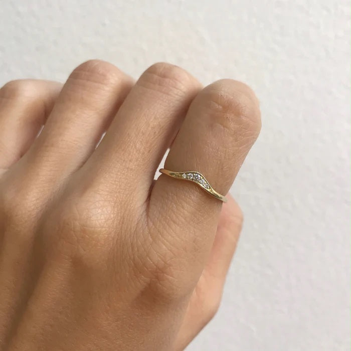 Diamond Wave Band-Ring-Jennie Kwon-I don' know or see my size-hurdles-jewelry-boulder-colorado