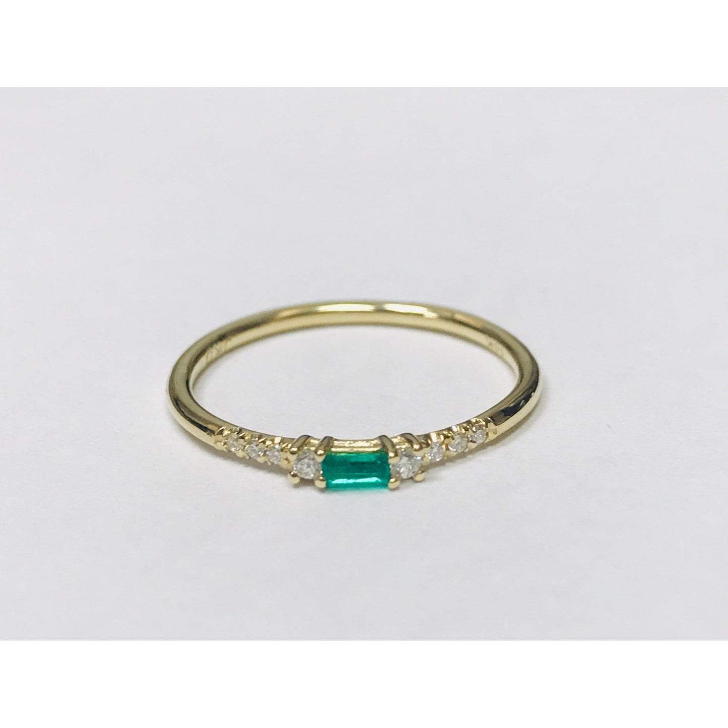 Emerald Petite Equilibrium Ring-Ring-Jennie Kwon-I don' know or see my size-hurdles-jewelry-boulder-colorado