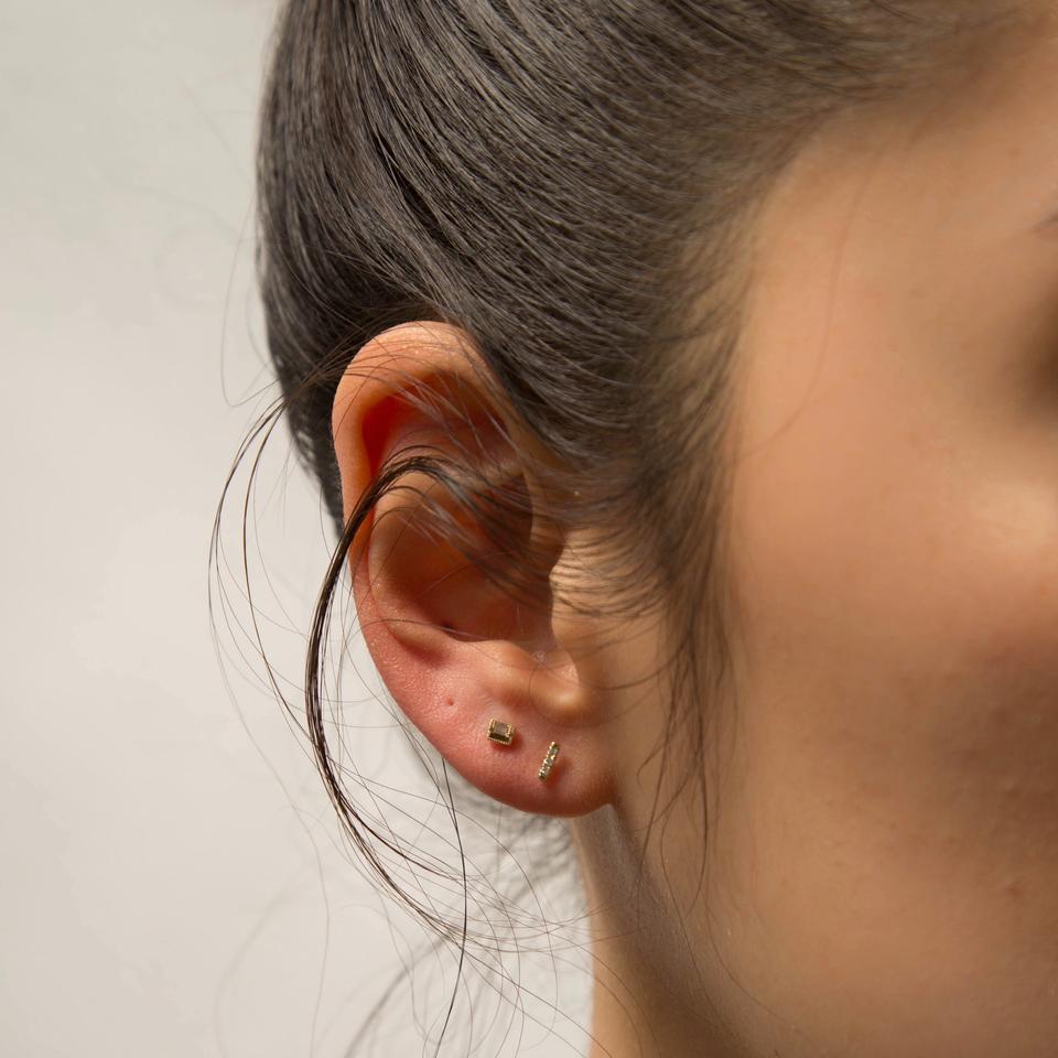 White Equilibrium Stud Earrings-Earrings-Jennie Kwon-14K White Gold-hurdles-jewelry-boulder-colorado