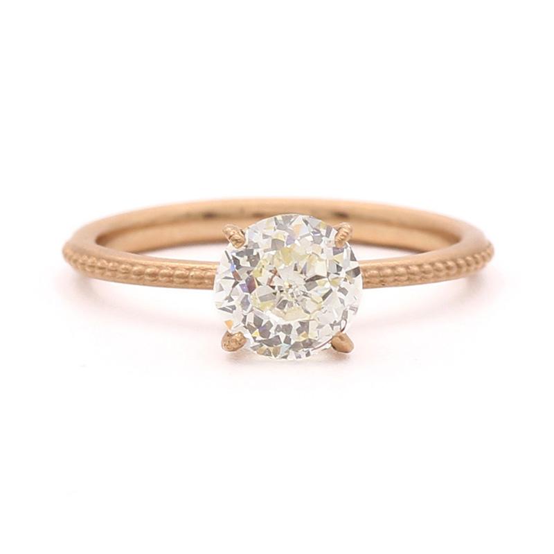 Clover Rose Gold Diamond Ring-Ring-Jennifer Dawes Design-I don' know or see my size-hurdles-jewelry-boulder-colorado