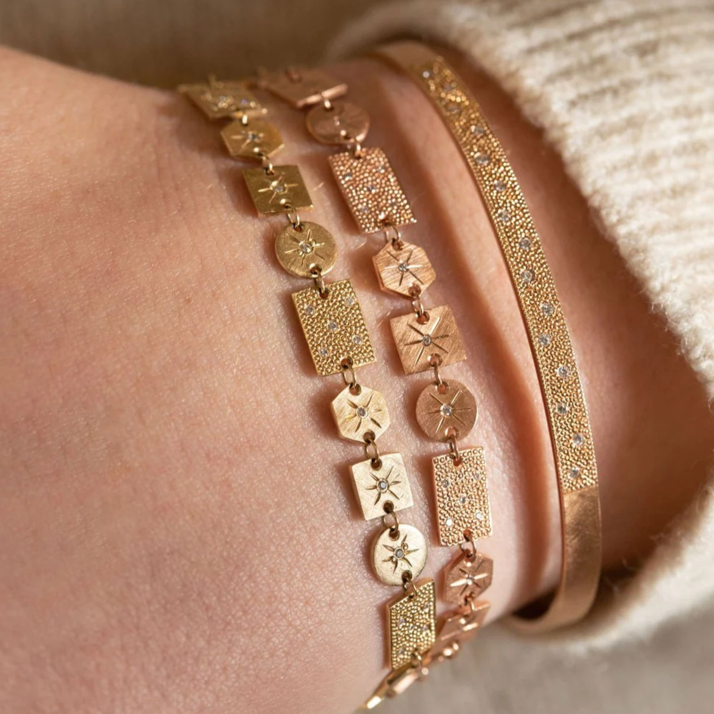 GIDG Diamond Bracelet-Bracelet-Julez Bryant-hurdles-jewelry-boulder-colorado
