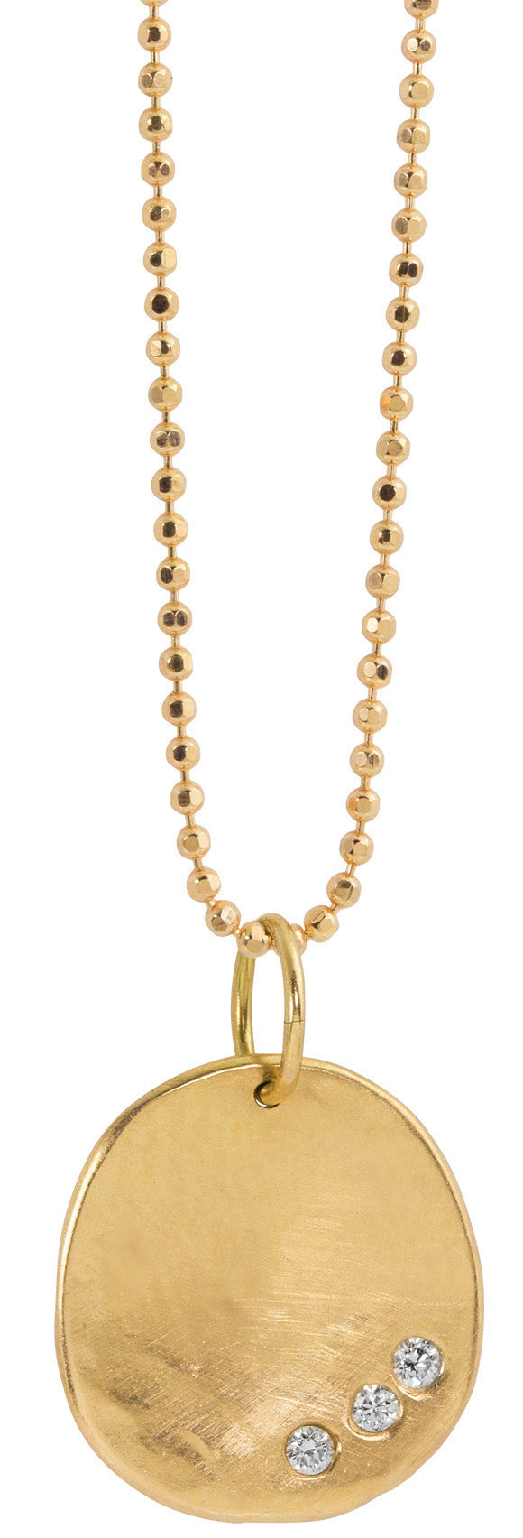 Sage Small 14k Gold Charm-Pendant-Julez Bryant-14K Yellow Gold-hurdles-jewelry-boulder-colorado