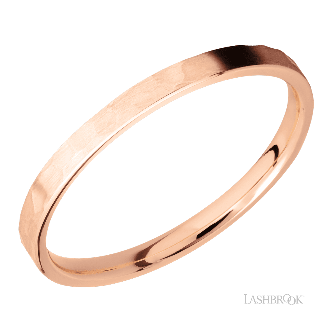 2 mm wide Flat 14K Rose Gold band.-Wedding Band-Lashbrook Designs-I don' know or see my size-hurdles-jewelry-boulder-colorado