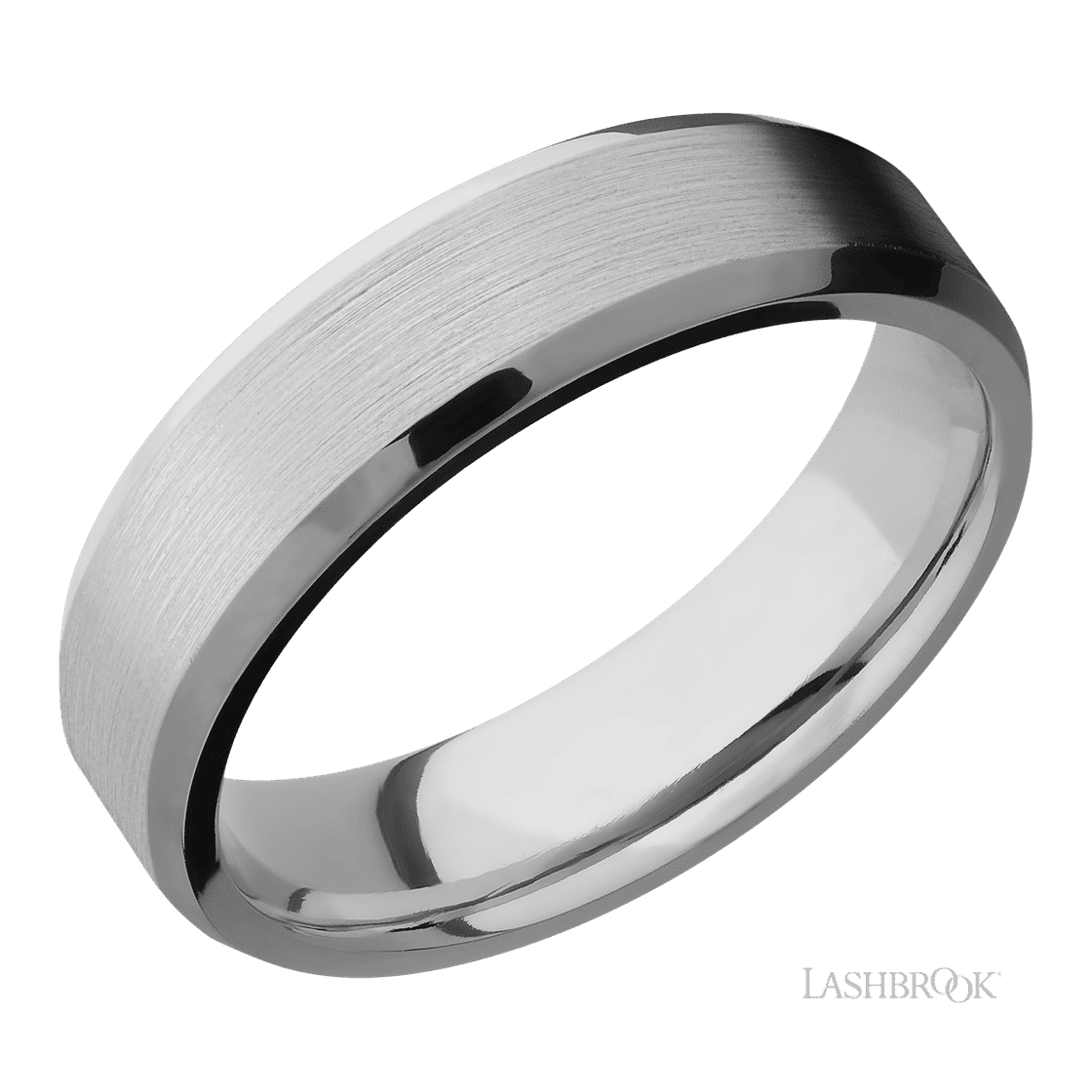 6 mm wide Beveled Titanium band.-Wedding Band-Lashbrook Designs-I don' know or see my size-hurdles-jewelry-boulder-colorado