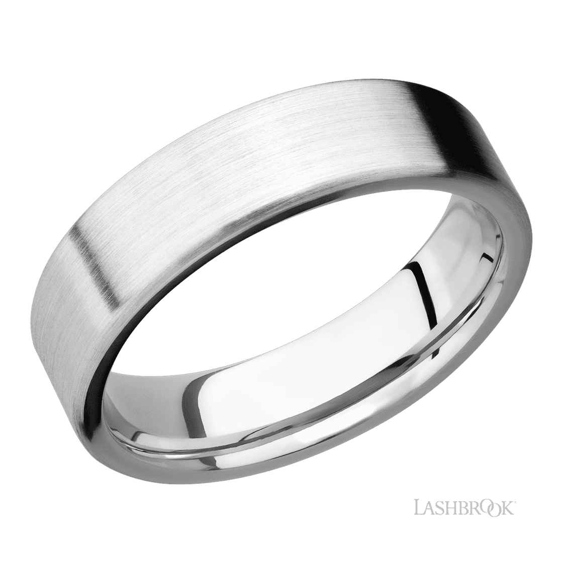 6 mm wide Flat 14K White Gold band.-Wedding Band-Lashbrook Designs-I don' know or see my size-hurdles-jewelry-boulder-colorado