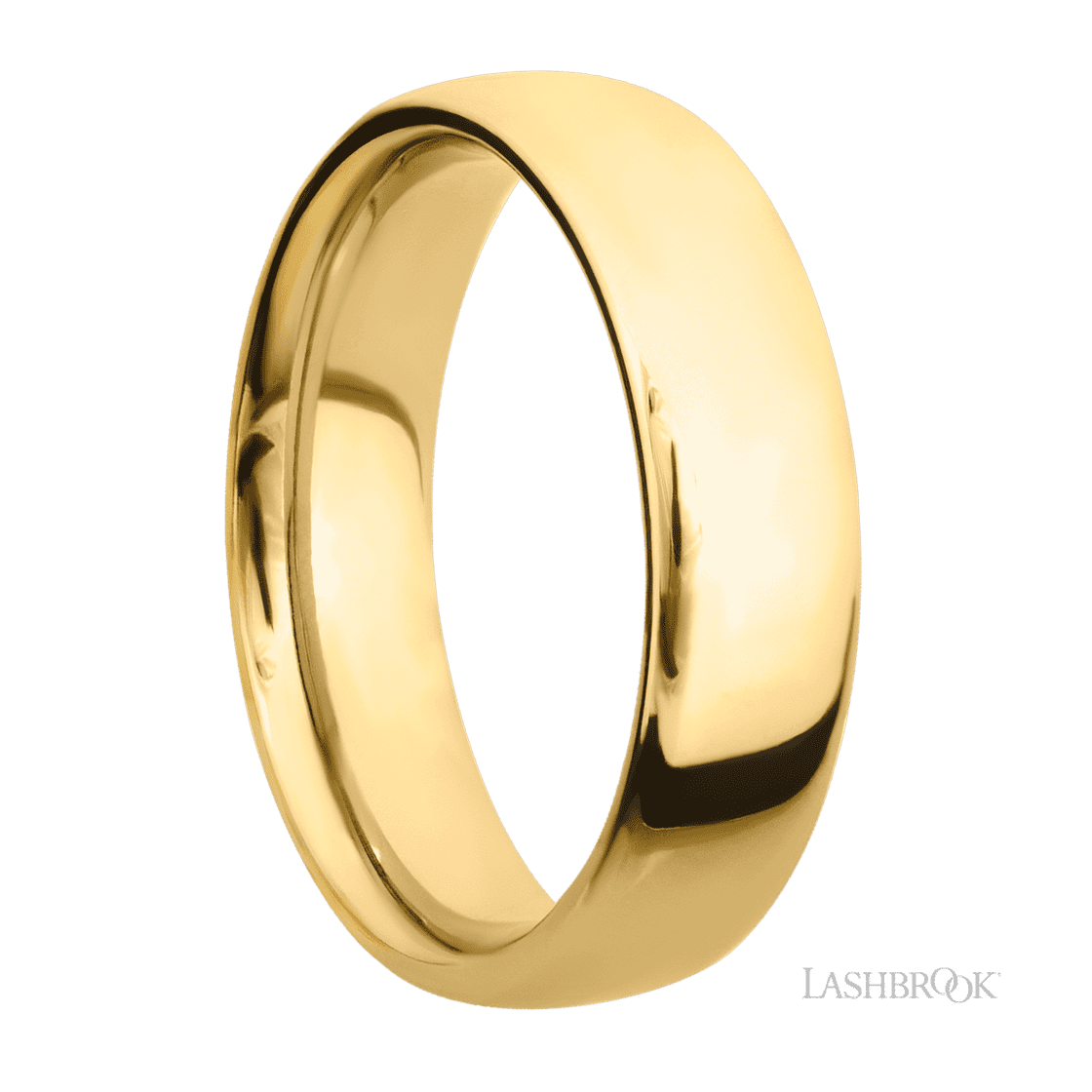 6 mm wide Ultra Comfort (our most comfortable profile) 14K Yellow Gold band.-Wedding Band-Lashbrook Designs-I don' know or see my size-hurdles-jewelry-boulder-colorado