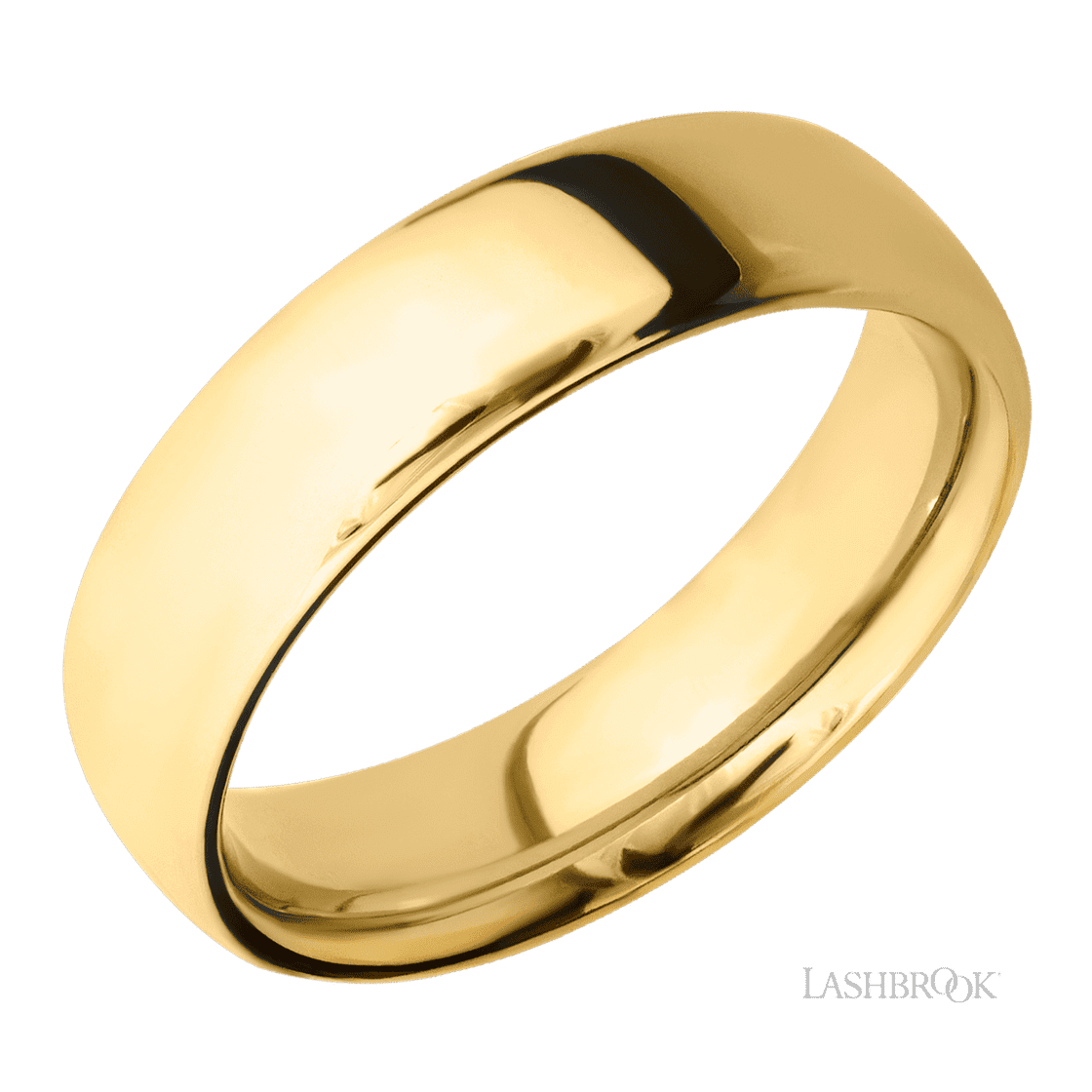 6 mm wide Ultra Comfort (our most comfortable profile) 14K Yellow Gold band.-Wedding Band-Lashbrook Designs-I don' know or see my size-hurdles-jewelry-boulder-colorado