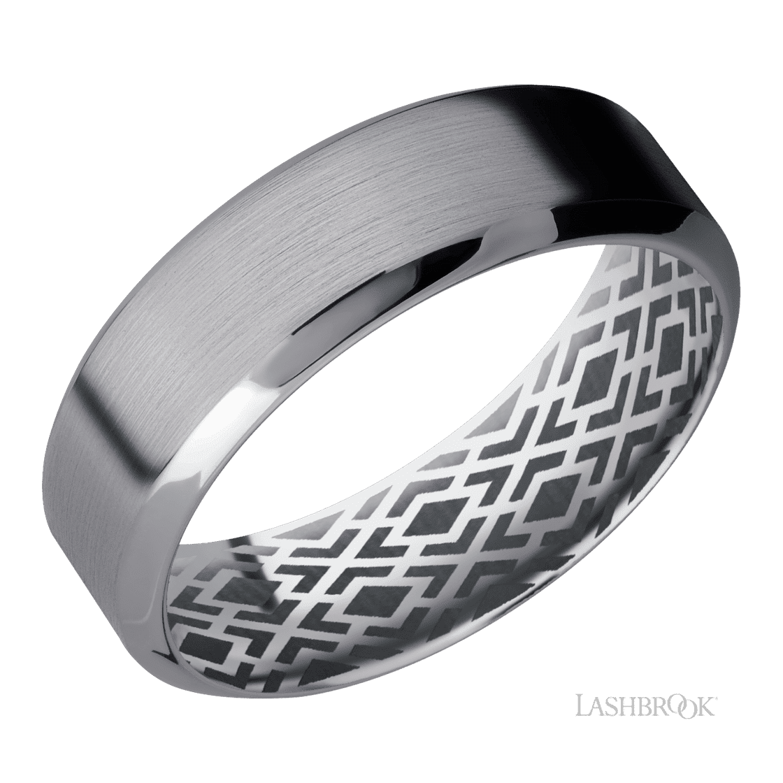 7 mm wide High Bevel Tantalum band.-Wedding Band-Lashbrook Designs-I don' know or see my size-hurdles-jewelry-boulder-colorado