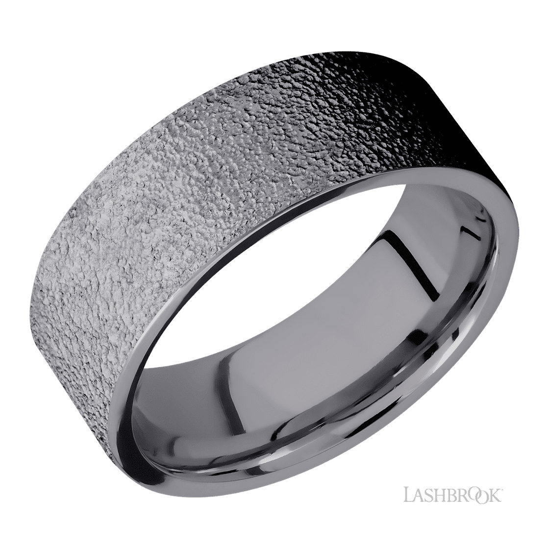 8 mm wide Flat Tantalum band.-Wedding Band-Lashbrook Designs-I don' know or see my size-hurdles-jewelry-boulder-colorado
