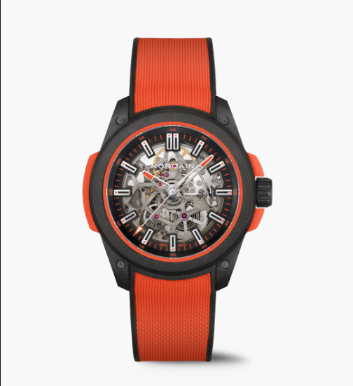 Wild One Skeleton 42mm - Orange-Independence - Innovative Sports Watch-Norqain-hurdles-jewelry-boulder-colorado