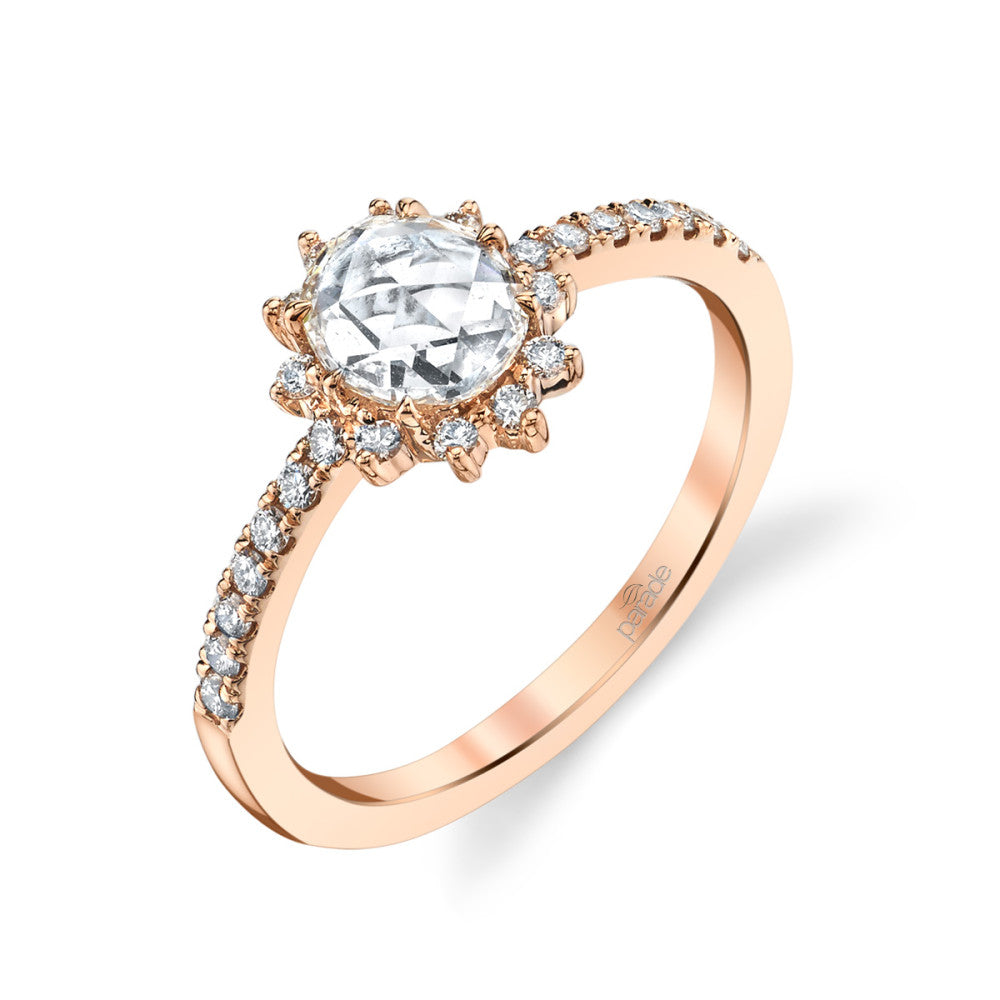 Rose Cut Oval Diamond Halo Ring-Engagement Ring-Parade Design-I don' know or see my size-hurdles-jewelry-boulder-colorado