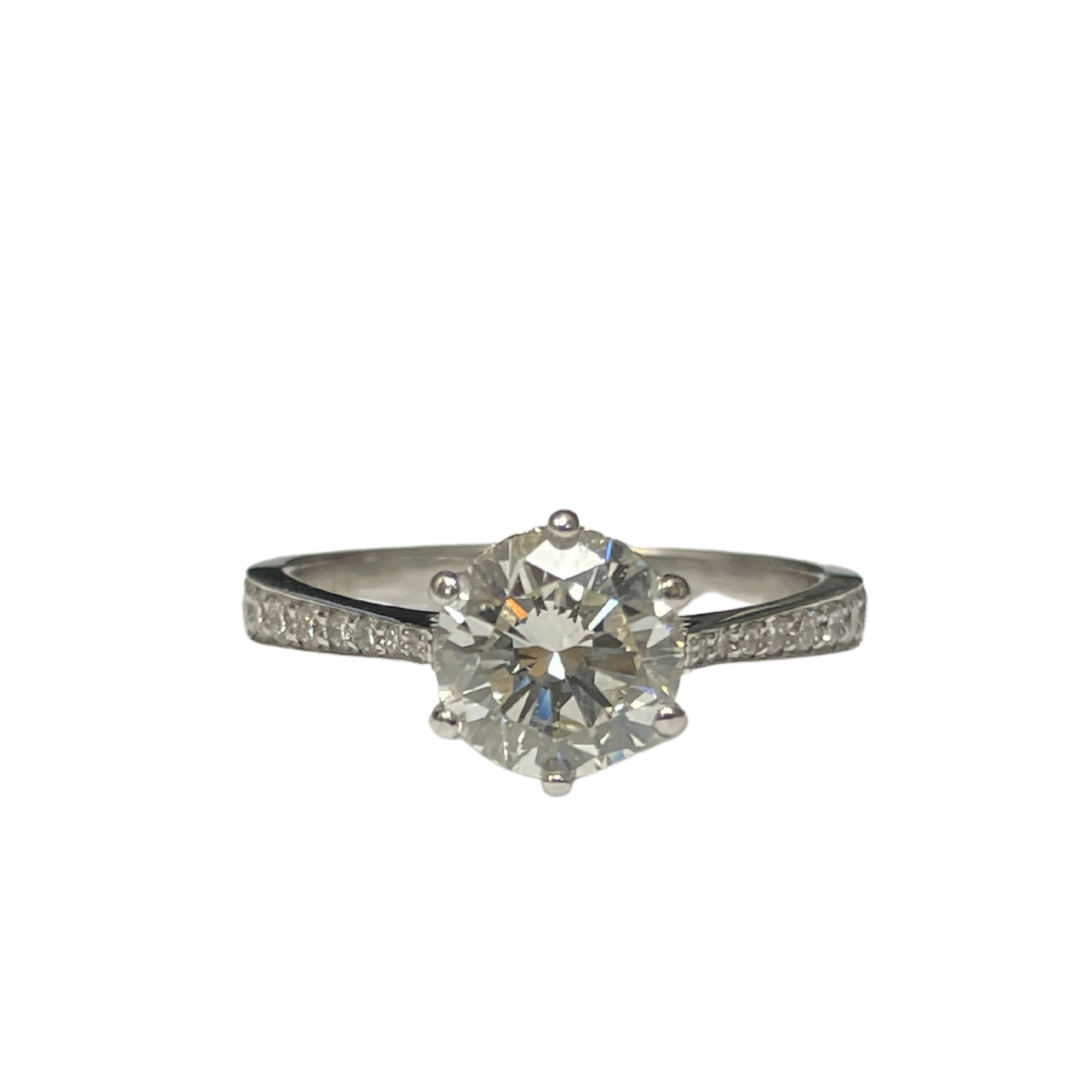Six Prong Diamond Engagement Ring R2941-Engagement Ring-Parade Design-I don' know or see my size-hurdles-jewelry-boulder-colorado