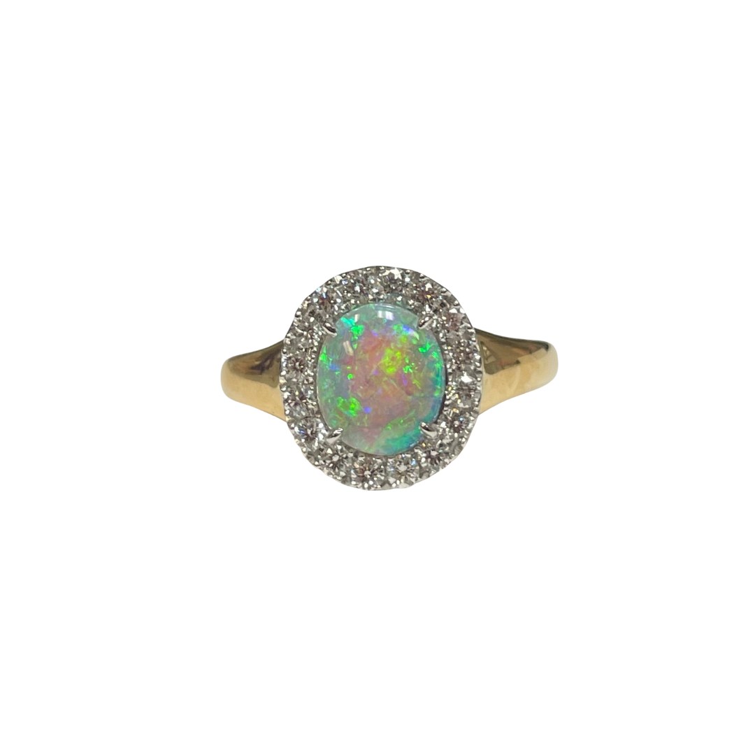 One of a Kind Lightning Ridge Opal Ring-Ring-Spark Creations-I don' know or see my size-hurdles-jewelry-boulder-colorado