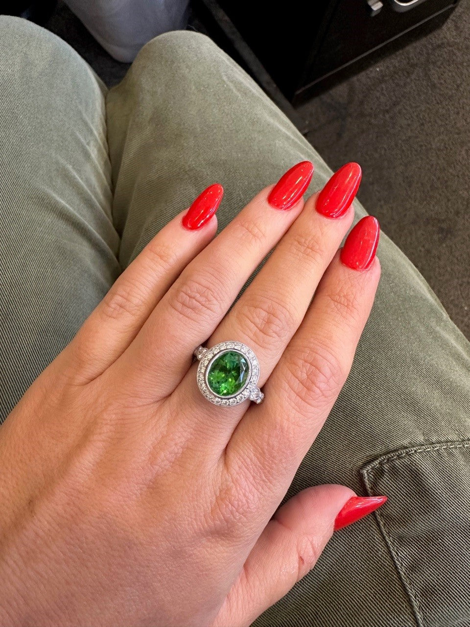 One of a Kind Tourmaline Ring-Ring-Spark Creations-I don' know or see my size-hurdles-jewelry-boulder-colorado
