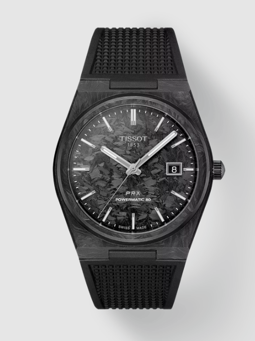 Carbon Fiber PRX Powermatic 80-PRX-Tissot-hurdles-jewelry-boulder-colorado