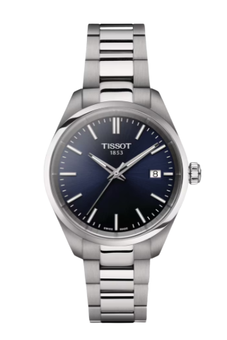 PR 100 Quartz Blue Dial-PR 100-Tissot-hurdles-jewelry-boulder-colorado