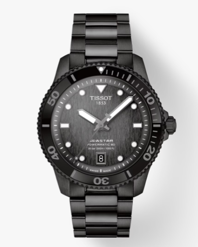 Seastar 1000 Powermatic 80 Black Dial-Seastar-Tissot-hurdles-jewelry-boulder-colorado