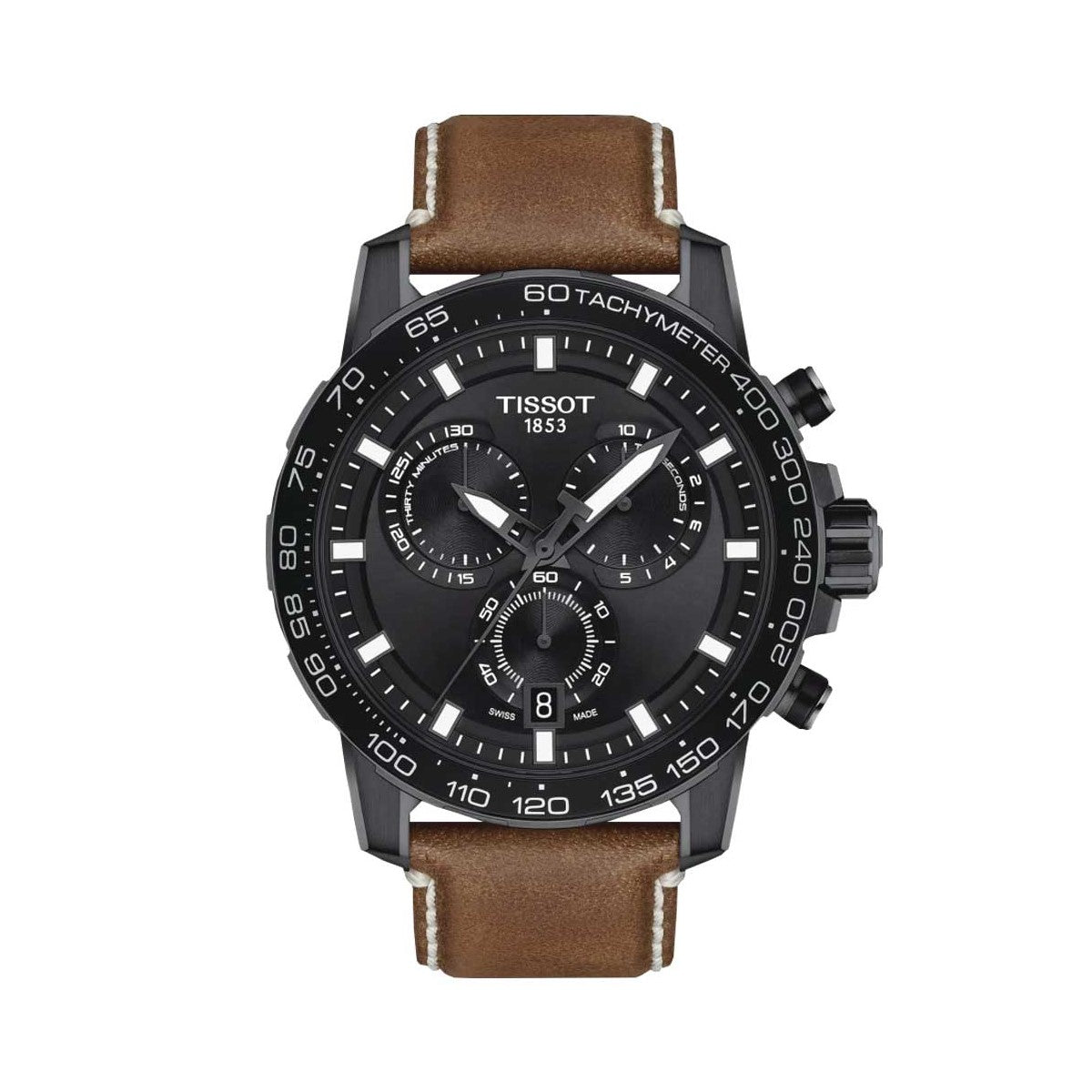 Supersport Chronograph Watch - Black Dial-Supersport-Tissot-hurdles-jewelry-boulder-colorado