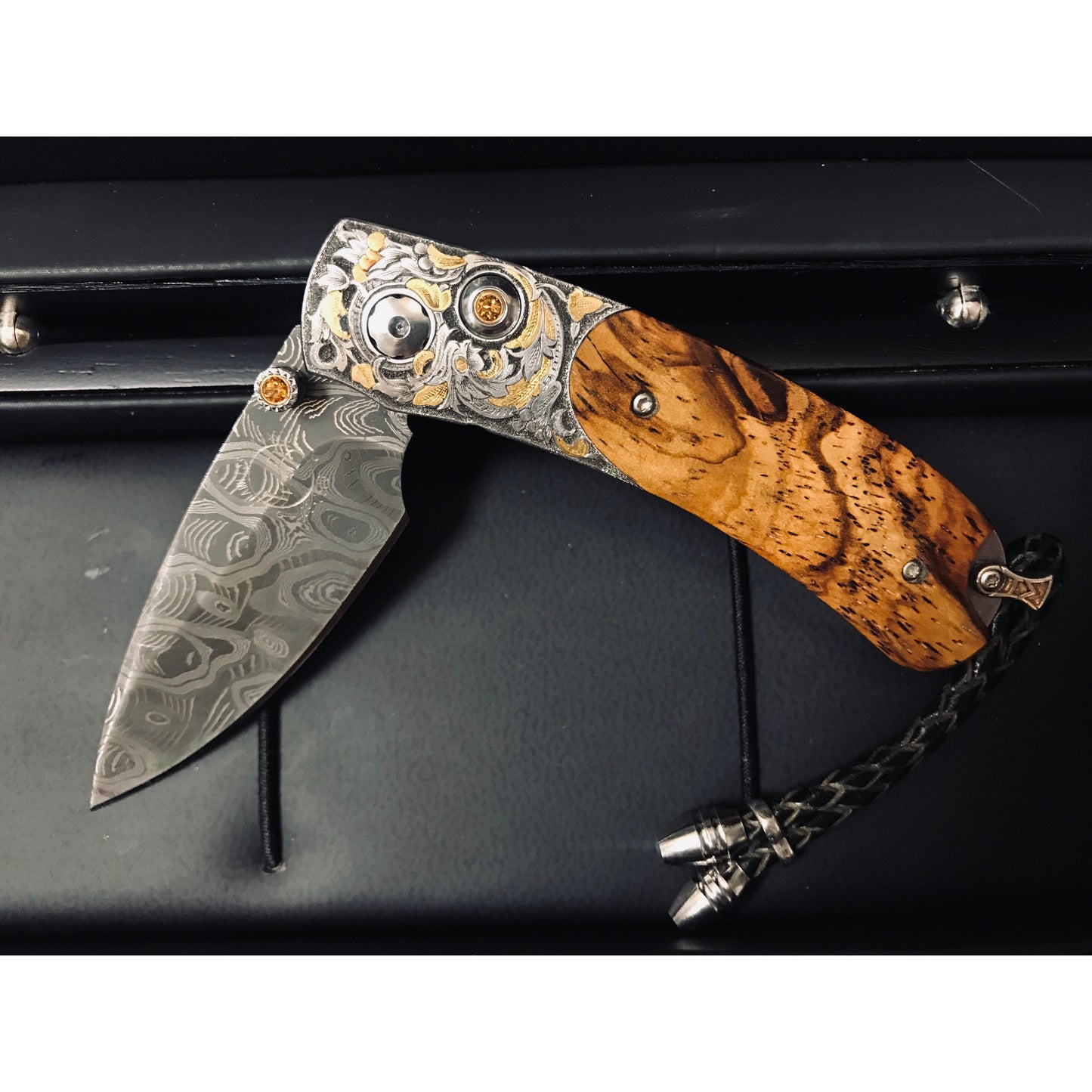 B09 Tuscan Sunset-Pocket Knife-William Henry-hurdles-jewelry-boulder-colorado