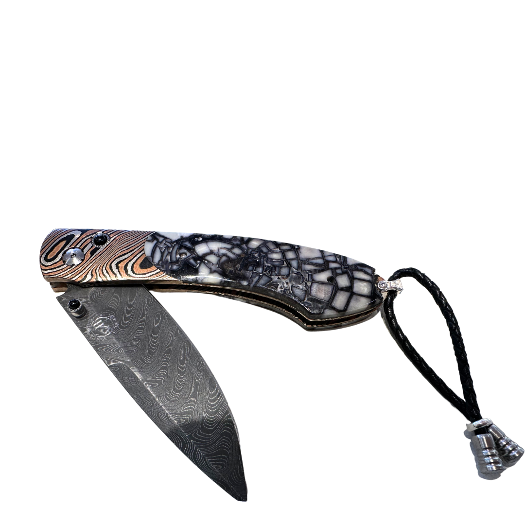 B12 Spearpoint La Brea #81/100-Pocket Knife-William Henry-hurdles-jewelry-boulder-colorado