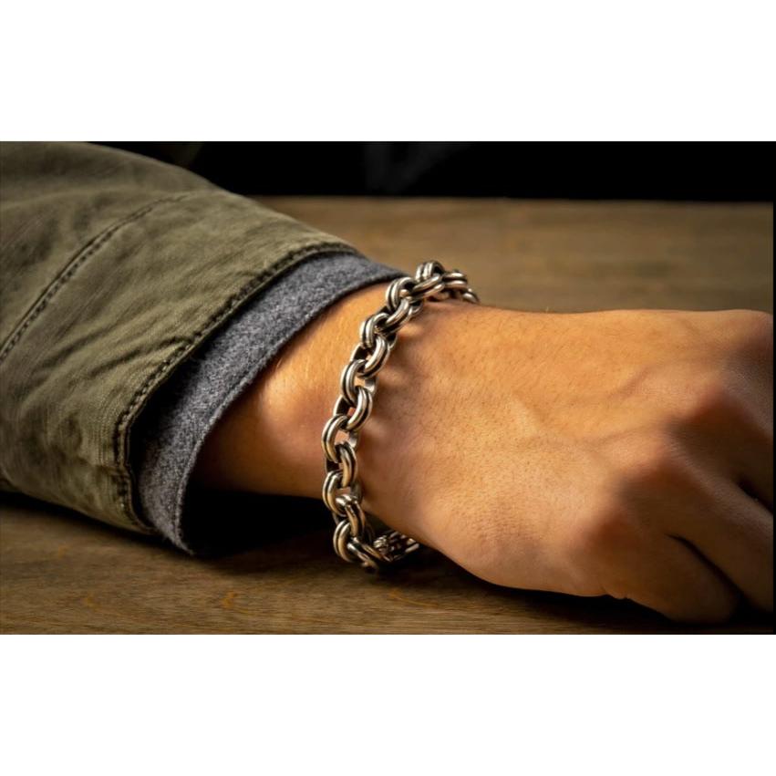 Crete BR30 Double Link Bracelet-Bracelet-William Henry-hurdles-jewelry-boulder-colorado