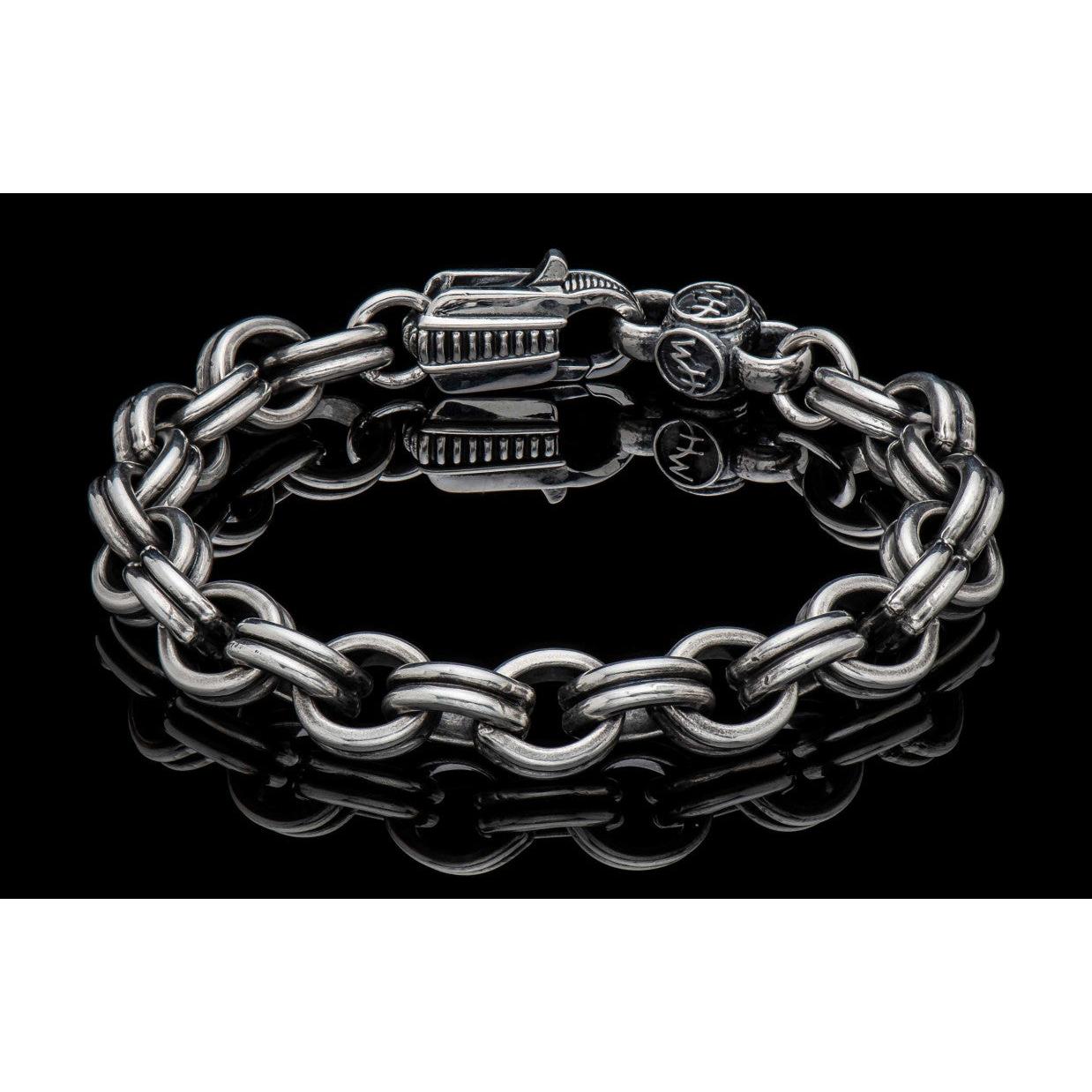 Crete BR30 Double Link Bracelet-Bracelet-William Henry-hurdles-jewelry-boulder-colorado