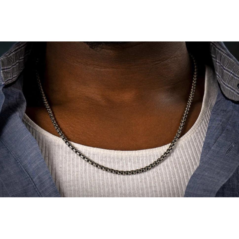 NK3 - Rounded Box Chain-Chain-William Henry-hurdles-jewelry-boulder-colorado
