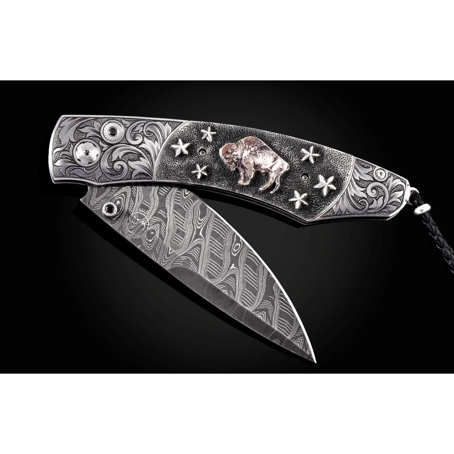 Spearpoint B12 Buffalo Nickel IV-Pocket Knife-William Henry-hurdles-jewelry-boulder-colorado