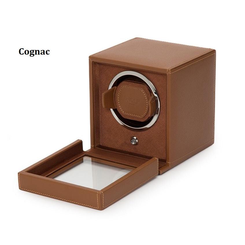 Cub Watch Winder with Cover-Watch Winder-Wolf-Black-hurdles-jewelry-boulder-colorado