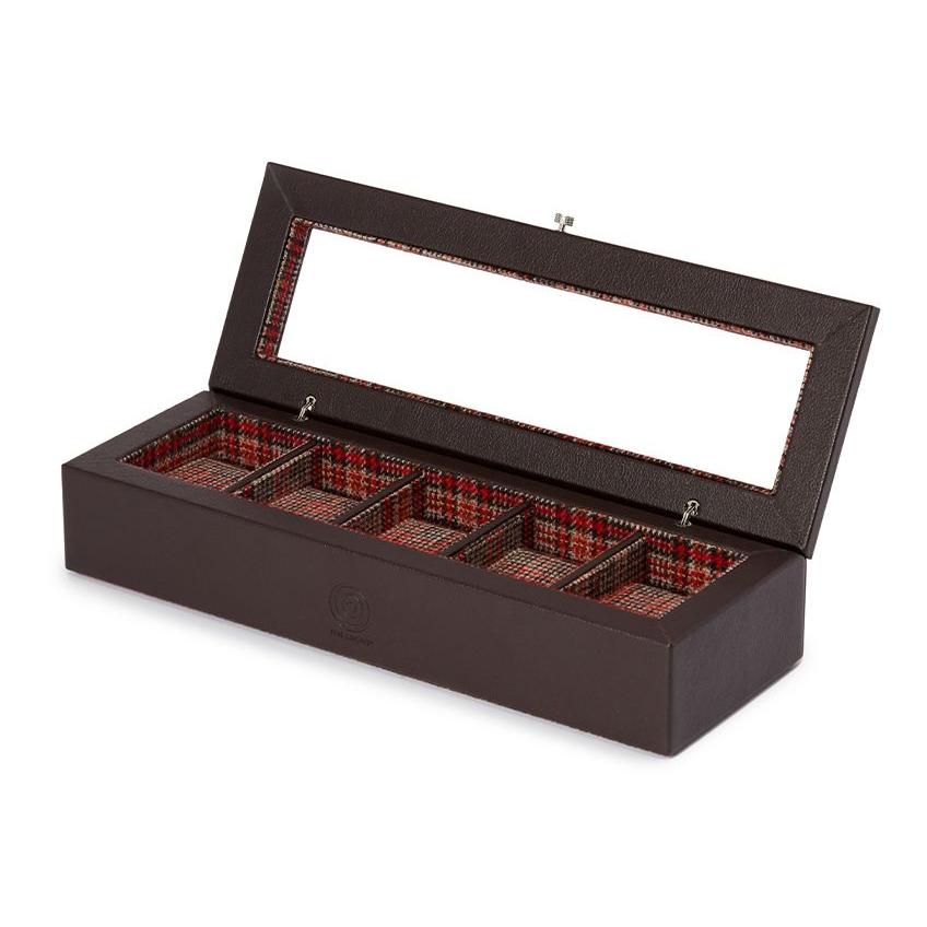 WM BROWN 5 Piece Watch Box-Jewelry Box-Wolf-hurdles-jewelry-boulder-colorado