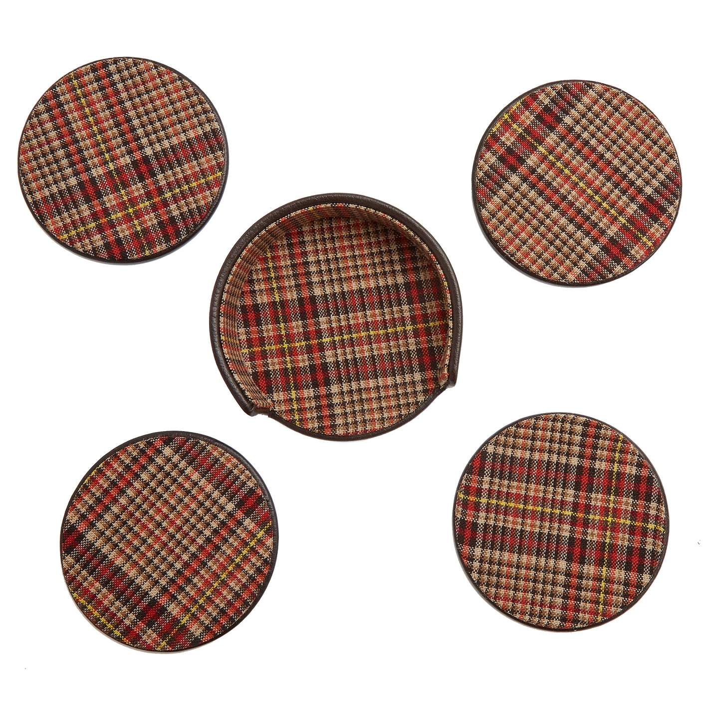 WM Brown Collaboration Set of 4 Coasters-Giftware-Wolf-hurdles-jewelry-boulder-colorado