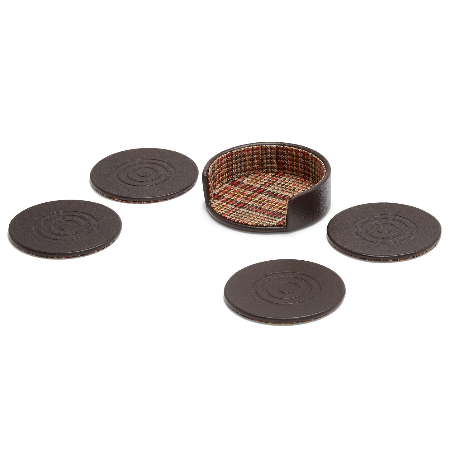 WM Brown Collaboration Set of 4 Coasters-Giftware-Wolf-hurdles-jewelry-boulder-colorado