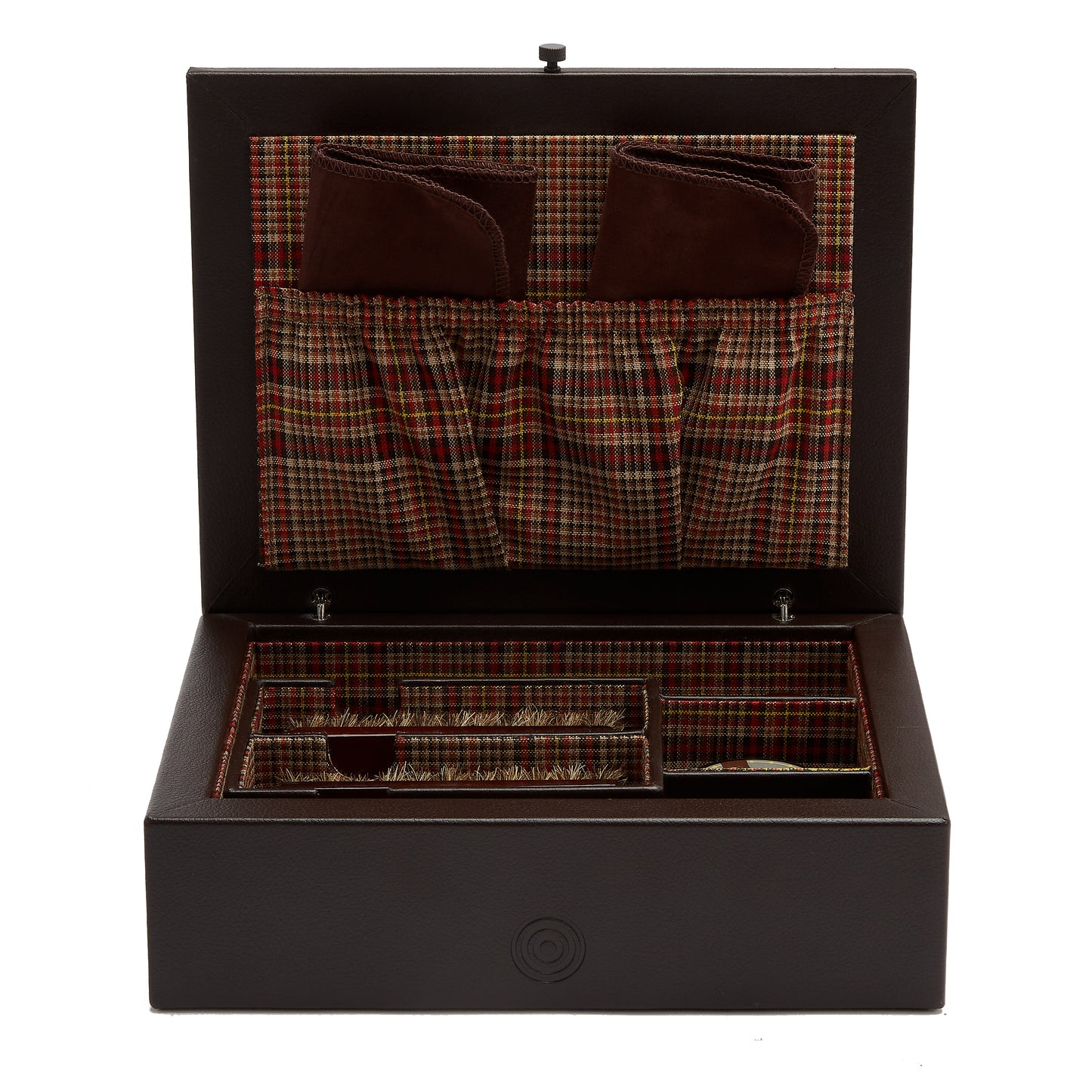 WM Brown Shoe Shine Case-Giftware-Wolf-hurdles-jewelry-boulder-colorado