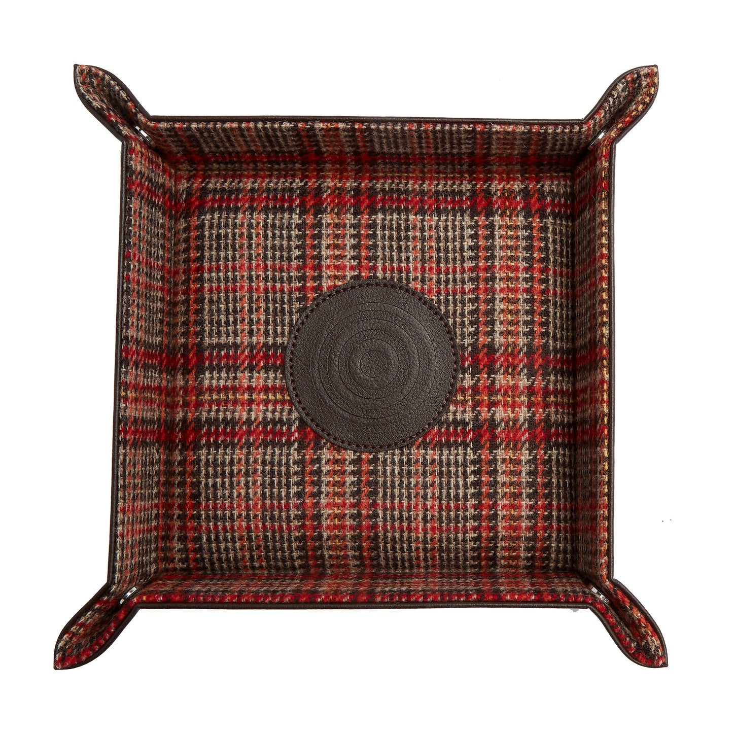 WM Brown Snap Coin/Valet Tray-Giftware-Wolf-hurdles-jewelry-boulder-colorado