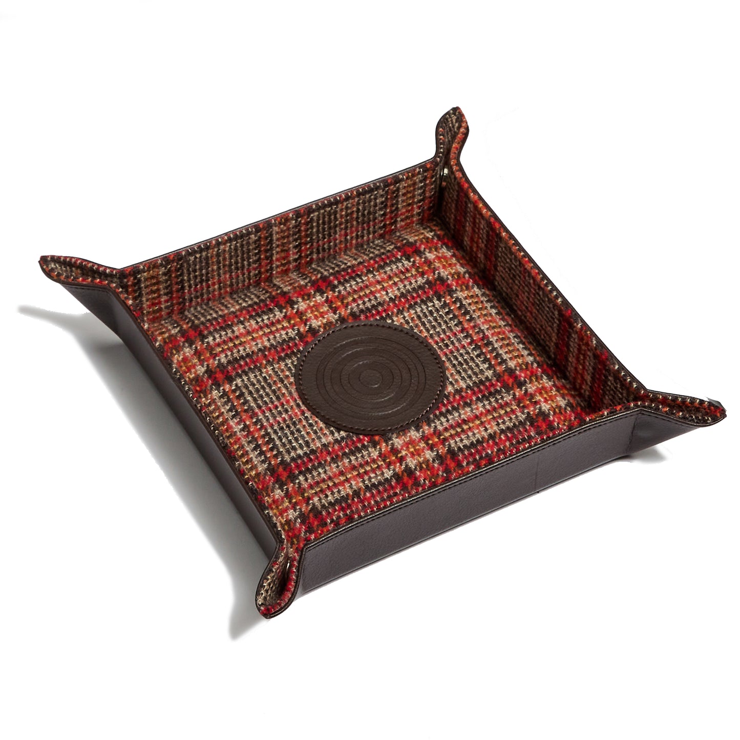 WM Brown Snap Coin/Valet Tray-Giftware-Wolf-hurdles-jewelry-boulder-colorado