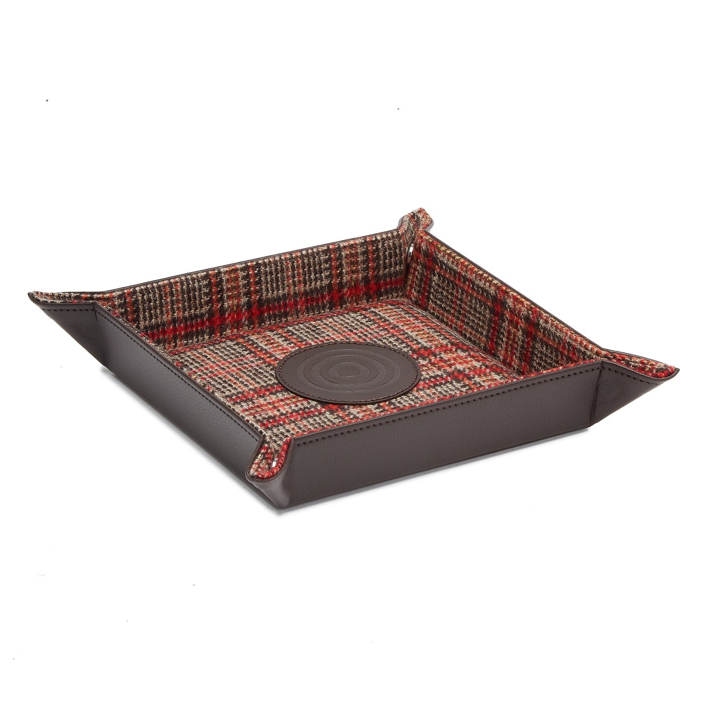 WM Brown Snap Coin/Valet Tray-Giftware-Wolf-hurdles-jewelry-boulder-colorado