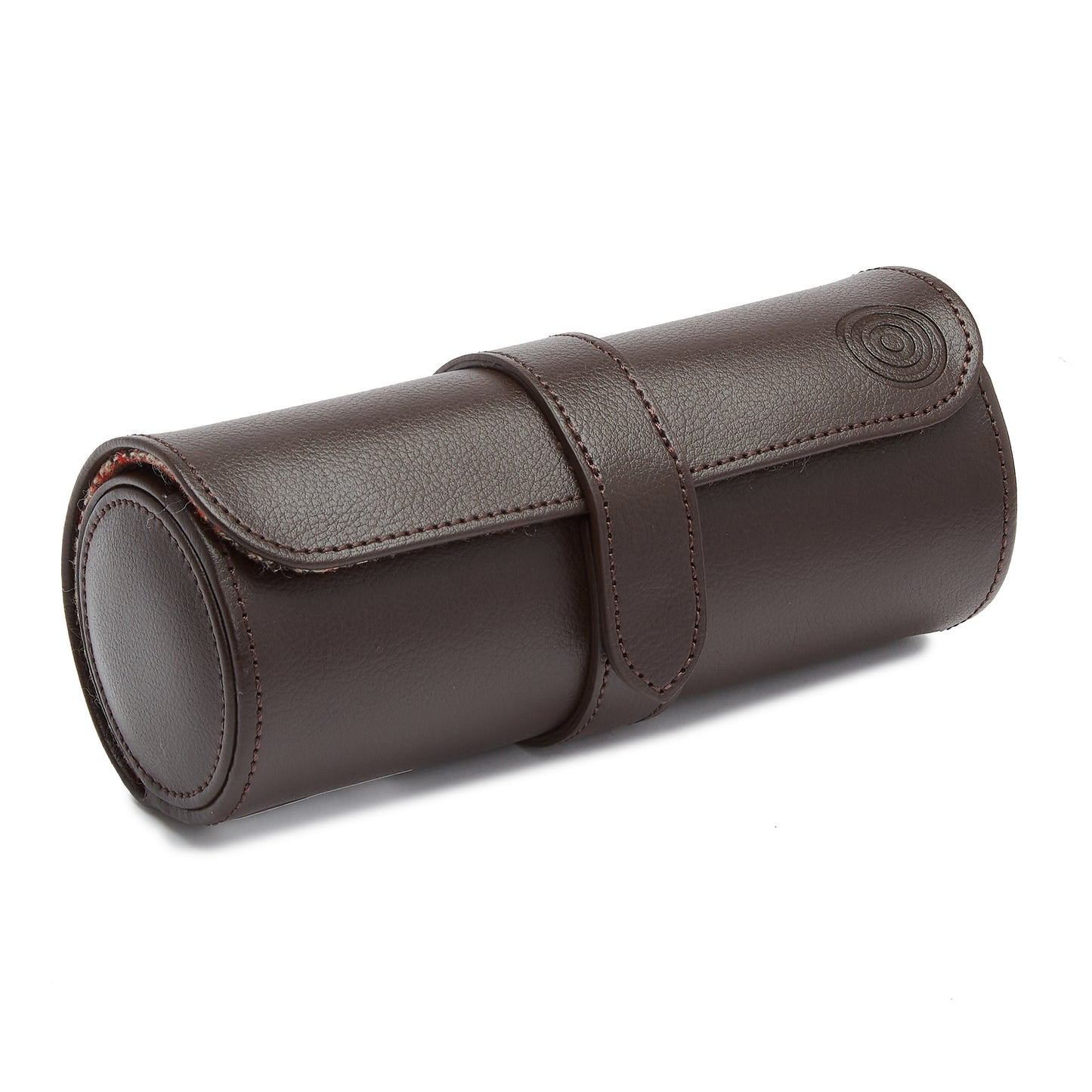 WM Brown Watch Roll-Watch Case-Wolf-hurdles-jewelry-boulder-colorado
