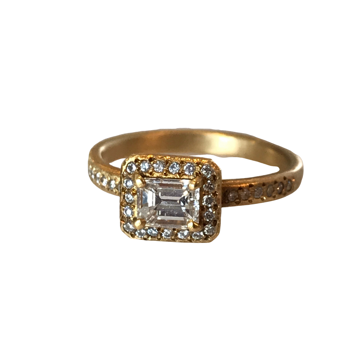 Emerald Cut Diamond Engagement Ring-Engagement Ring-Yasuko Azuma Jewelry-I don' know or see my size-hurdles-jewelry-boulder-colorado
